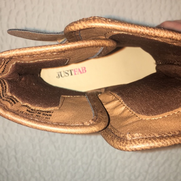 Brown Just Fab Boots - Picture 2 of 3